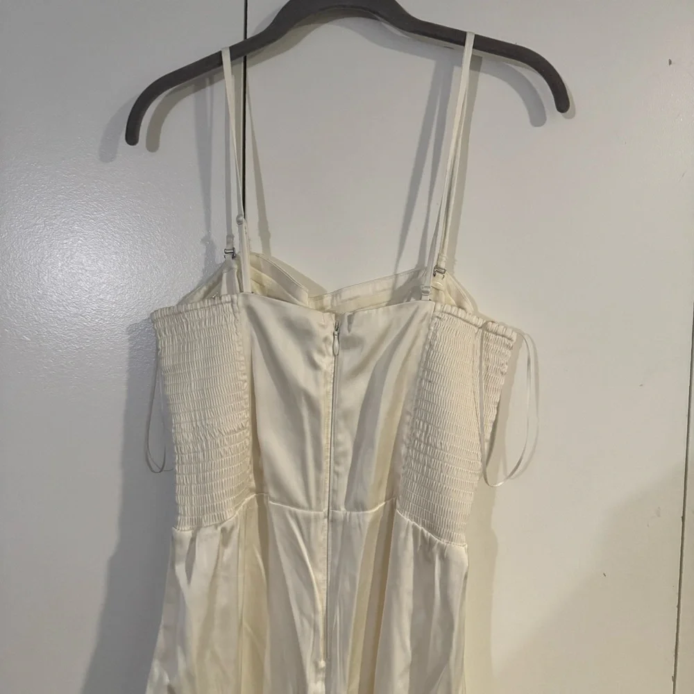 Abercrombie & Fitch White Long Dress Size Large